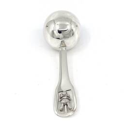 Edwardian Style Spinning Rabbit Christening Gift 925 Sterling Silver English Hallmarks By Jewelaridesigns