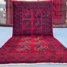 3x6 Akhcha Afghan Rug - Brand New Handmade High-Pile Wool Carpet Turkmen Bokhara Tribal Style Boho Area For Any Room Gift - thumbnail 2