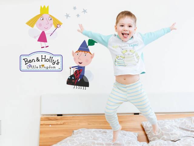 Ben & Holly's Little Kingdom Wall Sticker Pack, & Holly Sticker, Decal, Themed Room - image 1