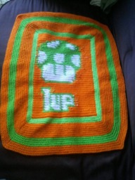1 Up Mushroom Blanket - thumbnail 1