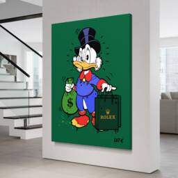 Alec Monopoly Inspired Canvas Art - Money Duck, Pop Street - thumbnail 1