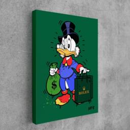 Alec Monopoly Inspired Canvas Art - Money Duck, Pop Street - thumbnail 3