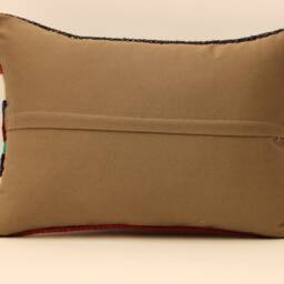 Turkish Kilim Lumbar Pillow Cover 14x20 Hand Made Cushion Decorative Throw Armchair Farmhouse Casehome Design 4Bef-81 - thumbnail 4