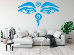 Wall Sticker Buddha Eyes Symbol - Decal - thumbnail 1