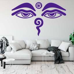 Wall Sticker Buddha Eyes Symbol - Decal - thumbnail 3