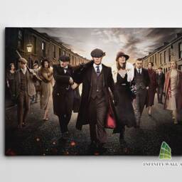 Peaky Blinders Crew Canvas Art Wall Mafia Gangster Photo Print Picture Framed Home Decor -E234 - thumbnail 2
