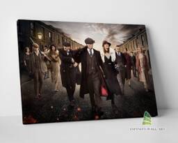 Peaky Blinders Crew Canvas Art Wall Mafia Gangster Photo Print Picture Framed Home Decor -E234 - thumbnail 1