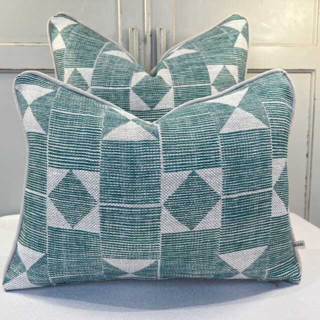 Cushions Made in Fermoie Flag Decorative Dark Green Neutral Linen Cushion Pillow Throw Cover - image 1