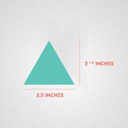 Metallic Silver Triangle Baby Wall Decals Decor Stickers Nursery Boy Girl Sky Pattern Modern & Scandinavian - thumbnail 3