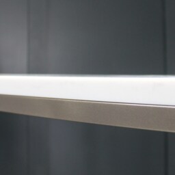 Console Table Mild Steel Framed Bronze Powder Coated Sideboard Radiator Cover With Stone Worktop - thumbnail 2