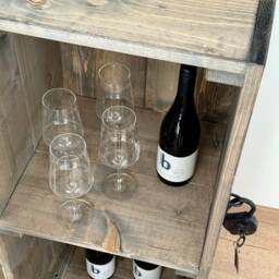 "Cabinet Home Bar Wooden Box Cargo Chest ""Bordeaux" - thumbnail 4