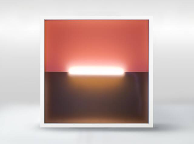 Geometric Abstract Light Art - Wall Lamp Led Light Box Frosted Plexiglass Luminaire - image 1