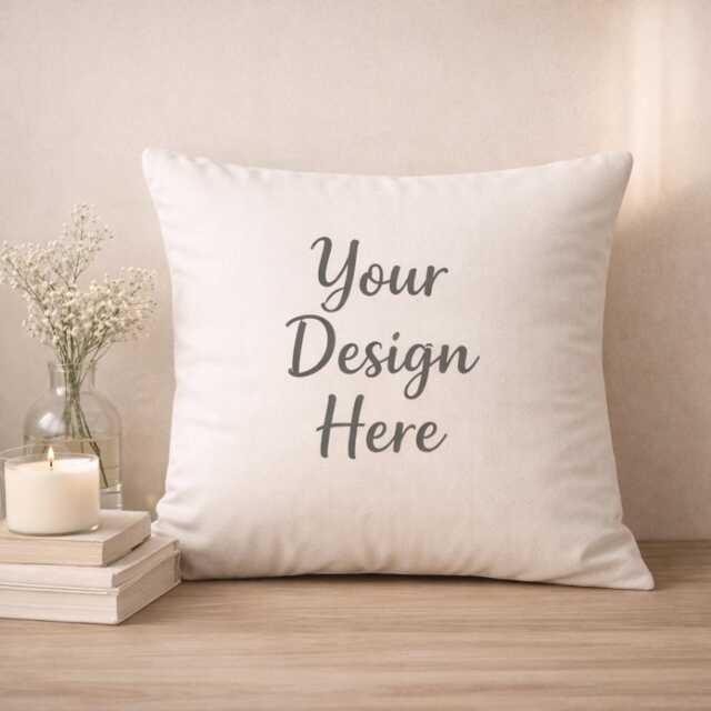 Custom Text Pillow Case Personalized Cushion Cover With Images Double Sided Printing Personalised - image 1