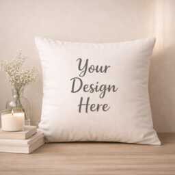 Custom Text Pillow Case Personalized Cushion Cover With Images Double Sided Printing Personalised