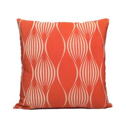 Orange Beige Off White Decorative Throw Pillow Cover, Cotton Silk Blend Cushion Covers, Textured Accent Trendy Boutique Modern Pillowcase