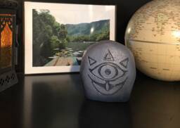 Hand-Painted Legend Of Zelda Ocarina Time Gossip Stone Statue