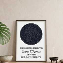 Personalized Star Map Framed Print - thumbnail 2
