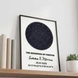 Personalized Star Map Framed Print - thumbnail 3