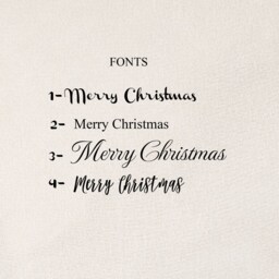 Linen Personalized Family Name Stocking, Custom Embroidered Matching Christmas Gift Stocking - thumbnail 4