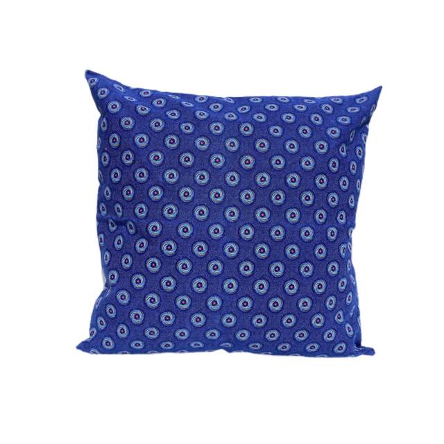 "Indigo Shweshwe South African Handmade Cushion Cover, 45cm X - 18""X18" - image 1