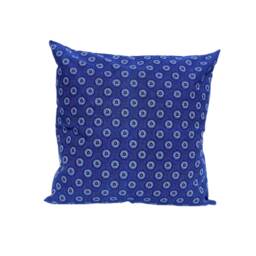"Indigo Shweshwe South African Handmade Cushion Cover, 45cm X - 18""X18" - thumbnail 1
