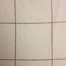 Chenille Romo Kilgour Chalk Check White Gray Windowpane Pillow Cover - thumbnail 2