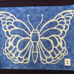Pillow Cover. Hand Cut Quilt Square Wall Hanging/Pillow Top. Finished & Lined, Fused Butterfly Design By Linda Pool, Color Choice