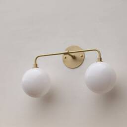 Bathroom Vanity Light, Fixture, Mid Century Brass Wall Sconce Light , Ul Listed Ppq6. No.0433 - thumbnail 2