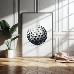 Personalised Golf Posters - Set Of 3 Prints - Boys Girls Bedroom Decor Custom Golfer Wall Art Kid Room Golfing Artwork Gift - thumbnail 3