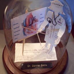 Heart Doctor Nurse Cardiology Cardiologist Business Card Sculpture -Design 8974 - thumbnail 2