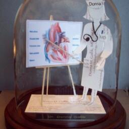 Heart Doctor Nurse Cardiology Cardiologist Business Card Sculpture -Design 8974 - thumbnail 3