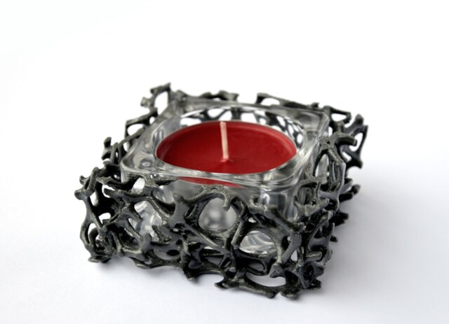 3D Printed Modern Glass Candle Holder With - image 1
