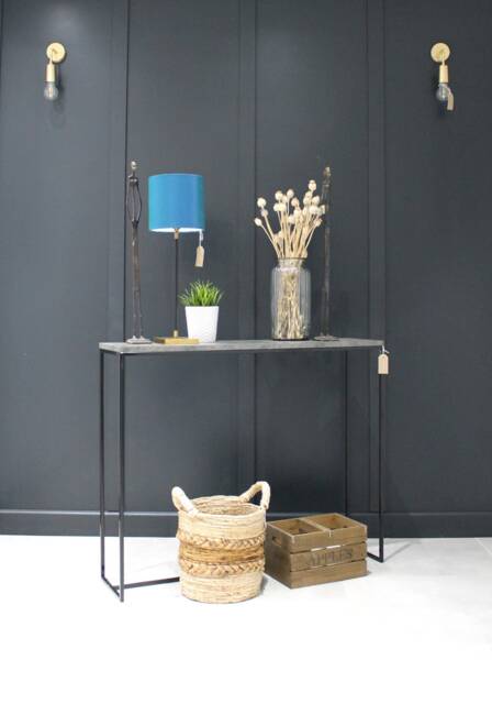 Handmade Mild Steel Framed Console Table Radiator Cover - image 1