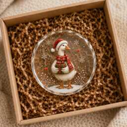 Personalized Christmas Goose Ornament, Meme Tree Decoration, Xmas Family Gift - thumbnail 3