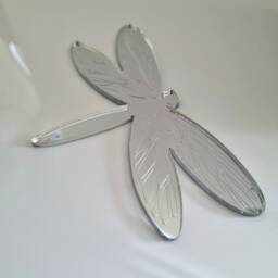 Etched Dragonfly Acrylic Mirror Wall Art - Many Size & Colour Options - Bespoke Items Made - thumbnail 2
