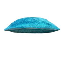 "Teal Crushed Velvet Cushion/Scatter Cover 16"" 18"" 20"" 22"" 24" - thumbnail 3