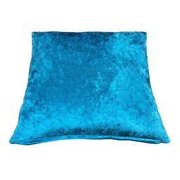 "Teal Crushed Velvet Cushion/Scatter Cover 16"" 18"" 20"" 22"" 24" - thumbnail 2