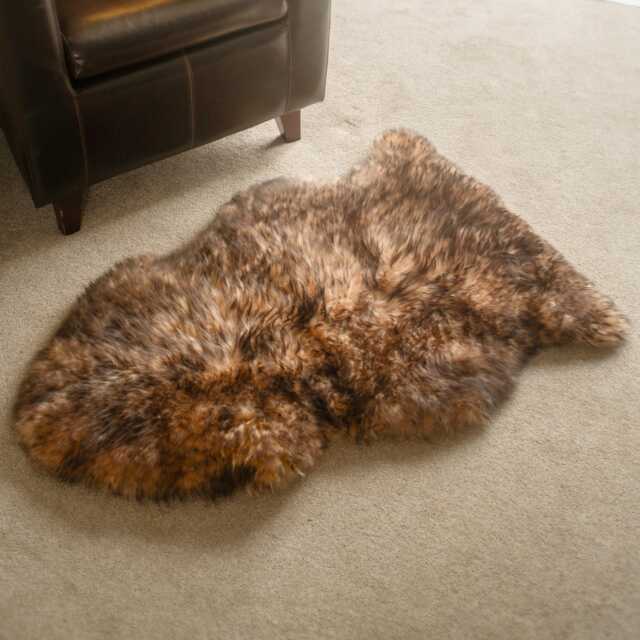 Red Fox Sheepskin Rug Natural Eco Tanned Hide, New Zealand - image 1