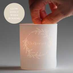 Godparents Candle Gift Refillable Candles 250G/150G Cotton Wick Personalised Message - thumbnail 2