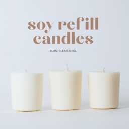 Godparents Candle Gift Refillable Candles 250G/150G Cotton Wick Personalised Message - thumbnail 4