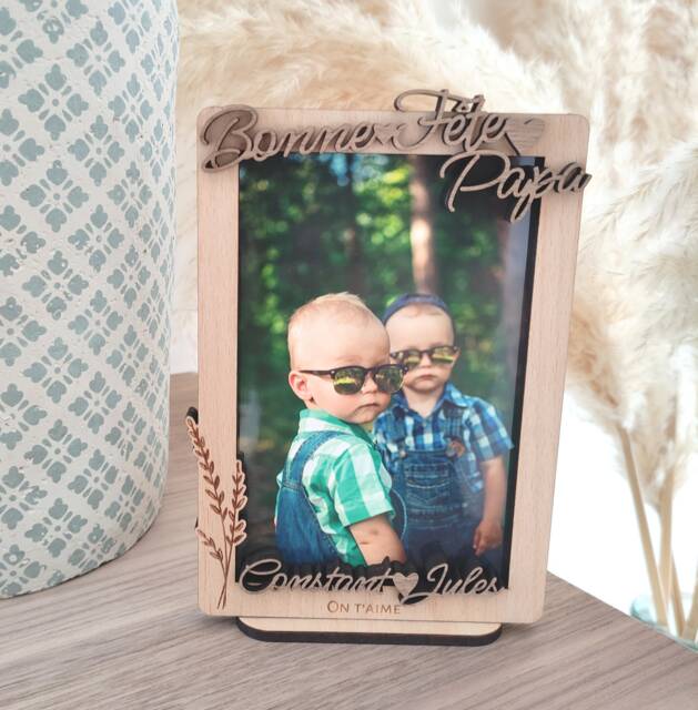 Personalized Photo Frame - Father's Day, Dad's Day - image 1