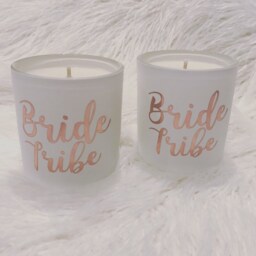 Bride Tribe - Soy Wax Candle Handmade Customise Gold Silver White Gifts Home Decor - thumbnail 3