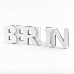 Berlin Lettering Made Of Sustainable Plastic/3D Printing Decorative Font City Decoration Name Room Gift - thumbnail 2
