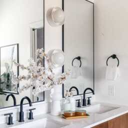 Minimalist White Flush Mount Fixture Light Modern Lamp Vanity Sconce Entry Bedside Lighting - thumbnail 4