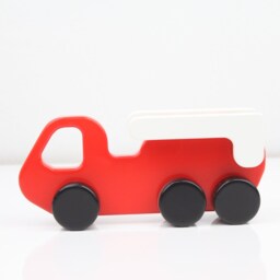 Wooden Firetruck, Fire Department, Truck Toy, Handmade - thumbnail 2