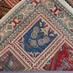 3x5 Beige Afghan Bakhtiari Area Rug - Floral Caucasian Style Hand Knotted Veg Dyes Wool Oriental Rugs For Living Room Bedroom Carpet - thumbnail 4