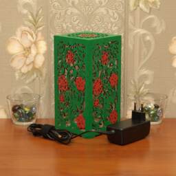 Night Light Accent Lamp Decorative Wooden For Meditation Relaxation Comfort - thumbnail 2