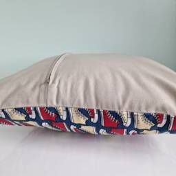 Doctor Who Cushion Cover Tenth Sneaker Print, Whovian Gift - thumbnail 3