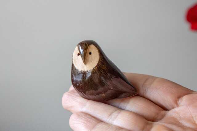 Handmade Ceramic Owl Figurine - image 1