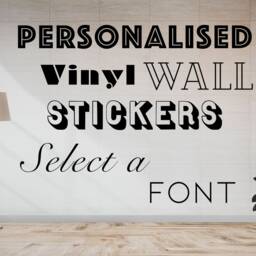 Design Personalised Vinyl Cutter Sticker Decal Lettering For Decorating Walls, Windows & Cars - thumbnail 2